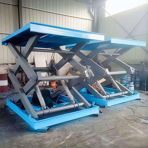 Plateforme élévatrice à ciseaux à installation permanente pour l'entretien automobile, avec structure robuste en acier et élingue de levage assortie - Product Image 6