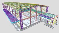 Structures en acier de haute qualité Atelier Bâtiment préfabriqué d'entrepôt Construction métallique Estructura Metalica