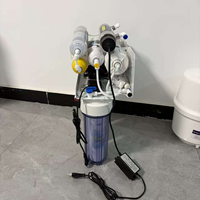 Filter Air RO 7 Tahap 100 GPD di Bawah Wastafel, Pemurni Air Reverse Osmosis dengan Kartrid Mineral Alkali T33 dan Post Carbon untuk Air Minum