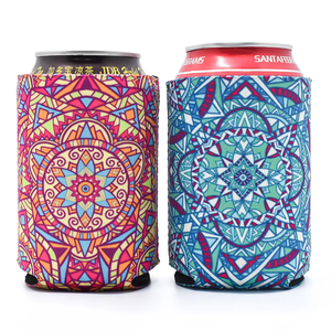 Enfriador de latas de cerveza con aislamiento de neopreno personalizado, diseño de sublimación impresa - Product Image 3