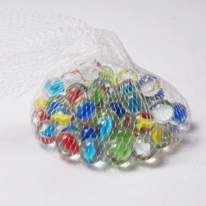 儿童游戏派对散装批发玻璃大理石高级透明彩色玻璃大理石 - Product Image 6
