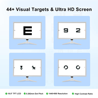 Écran LCD 19 pouces pour test d'acuité visuelle, moniteur de test optique, tableau d'optotypes