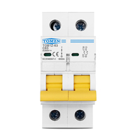 Disjoncteur 2P DC 600V MCB Courbe C Monophasé Fusible à courant continu pour PV