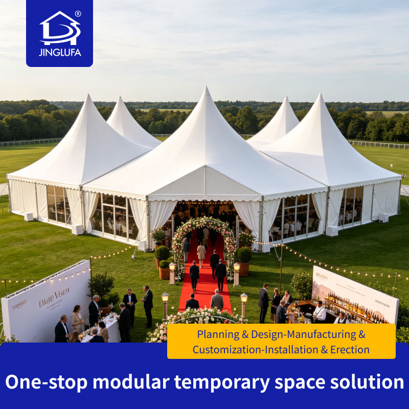Spring Simple Drawing Metal Heavy Duty Pagoda Tent Modular Party Tent 10x30 Outdoor Tents for ...