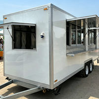 Chariot alimentaire mobile, chariot à hot-dogs, chariot à glaces, remorque alimentaire mobile