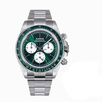 Fabrik preis niedrig moq benutzer definierte Logo Luxus Chronograph Panda Augen automatische mechanische 316 Edelstahl Uhr Männer zu verkaufen