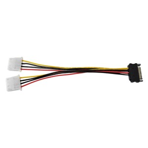 <span class=keywords><strong>Adaptateur</strong></span> double <span class=keywords><strong>Molex</strong></span> pour <span class=keywords><strong>alimentation</strong></span> <span class=keywords><strong>SATA</strong></span> 4 broches mâle <span class=keywords><strong>vers</strong></span> double IDE 4 broches <span class=keywords><strong>femelle</strong></span> pour extension d'<span class=keywords><strong>alimentation</strong></span> de disque dur - Product Image 5