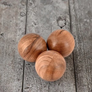 Sfere Decorative <span class=keywords><strong>in</strong></span> <span class=keywords><strong>Legno</strong></span> di Acacia, Palline Rotonde <span class=keywords><strong>in</strong></span> <span class=keywords><strong>Legno</strong></span> Naturale Non Trattato per Fai da Te, Arti e Mestieri - Product Image 6