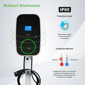 Cargador de CA para Vehículos Eléctricos Montado en la Pared OEM, 7kW 11kW 22kW Tipo 2 Tipo 1, Pila de <span class=keywords><strong>Carga</strong></span> para Automóviles Eléctricos Comerciales y Domésticos con Control por Aplicación RFID - Product Image 4