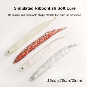 Esca Artificiale Morbida a Forma di Pesce Trasparente Simulato per Spigola e <span class=keywords><strong>Rockfish</strong></span> - Product Image 3