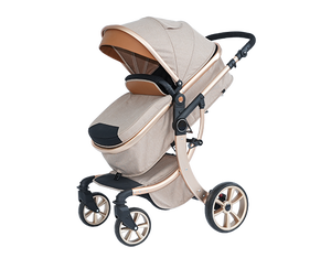 Cochecito Clásico High View con Capota, Mosquitera, Arnés <span class=keywords><strong>de</strong></span> 5 Puntos, Suspensión en las Ruedas, <span class=keywords><strong>de</strong></span> 0 a 3 Años - Product Image 1