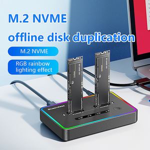 NVME sd Cloner <span class=keywords><strong>M</strong></span>.<span class=keywords><strong>2</strong></span> حاوية NVME ثنائية الخليج لنقل البيانات من من من من من من أجل من من من من من من من من من من - Product Image 2
