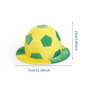 Casquettes unisexes pour adultes, casquettes de football, casquettes imprimées drapeaux du Brésil et du Mexique, casquettes de soutien pour les spectacles - Product Image 4