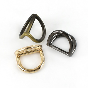 Meetee BF002 18mm Double D Hanging Buckle Hardware <strong>Accessories</strong> <strong>Bags</strong> Chain Strap Connection Clasp Hook for <strong>Bag</strong> D Ring Buckles - Product Image 5