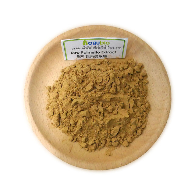 Factory Supply Saw Palmetto Extract Fatty Acid 25% Supplement Ingredient 10:120:1 Saw Palmetto Extract Powder