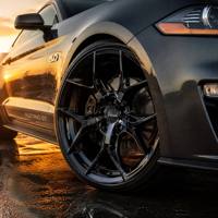 Rines de Aleación Forjados Personalizados Negros de 18 19 20 22 24 Pulgadas, 5x112 5x114.3 5x120, Aprobados para Invierno, para Audi, Ford Mustang, Camaro, BMW