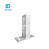 Supports de panneaux solaires OEM Photovoltaïques à deux/trois/quatre trous en alliage d'aluminium 6005-T5 anodisé pour toit plat certifiés ISO9001