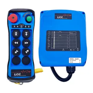 Q600 LCC uzun menzilli fabrika üreticisi en iyi fiyat su geçirmez 6 anahtar kablosuz elektrikli vinç radyo endüstriyel uzaktan kumanda
