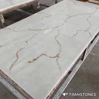 Vente flash Transtones TA-402, panneau mural en pierre artificielle moderne pour hôtel, poli, translucide, en albâtre, ignifuge, imperméable