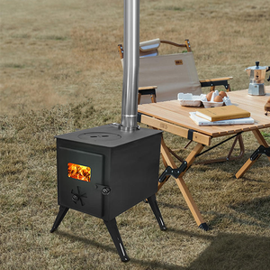 Brûleur à <span class=keywords><strong>bois</strong></span> Chauffe-eau Réchaud de camping Tente intérieure Chauffage Cuisinière à <span class=keywords><strong>bois</strong></span> - Product Image 1