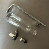 Distributeur de Parfum Mural de 500 ml, Flacon en Verre Unique pour Bar, avec Échelle