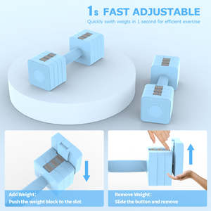 <span class=keywords><strong>Precio</strong></span> directo de fábrica mancuerna ajustable para Fitness interior señoras Yoga mancuernas de peso ajustables - Product Image 5