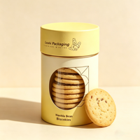 Boîte d'emballage personnalisée pour macarons, biodégradable, écologique, finition or mat