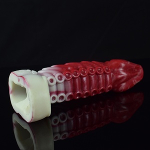 Soft Silicone Delay Ejaculation Sex <b>Toys</b> Artificial Octopus Tentacles Monster Penis Extender Enlargement Penis Sleeve <b>for</b> <b>Men</b> - Product Image 5