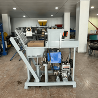 Machine de fabrication de briques en terre cuite à emboîtement hydraulique diesel, économe en énergie, écologique et robuste, très demandée