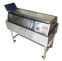 Nouveau modèle de déshydrateur solaire commercial en acier inoxydable pour la séchage de la viande de poisson, des légumes et des fruits, 12 kg par lot