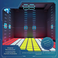 Plancher de danse interactif LED RGB Marslite, indice de protection IP65, 30x30cm, dalles à détection de mouvement, utilisation en extérieur