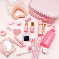 Kit d'entraînement et d'exercice pour faux cils, ensemble de têtes de mannequin pour maquillage, kits d'extension de cils individuels à marque privée