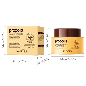Ensemble de soins pour la peau du visage à la <span class=keywords><strong>propolis</strong></span> pour enfants, hydratant et nourrissant, avec crème nettoyante pour peaux rugueuses et ternes, vente en gros - Product Image 4