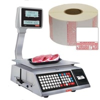 Étiquettes thermiques pour balance à code-barres, étiquettes de pesage thermiques, étiquettes en papier thermique imprimées, rouleaux d'étiquettes thermiques pour balance