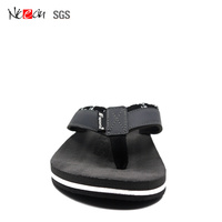 Vente en gros de chaussures de plage antidérapantes pour hommes, tongs personnalisées avec logo, tongs en EVA
