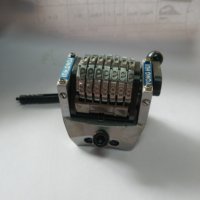 Machine de numérotation d'impression offset 18.9 surface convexe vers l'arrière 7 chiffres compteur horizontal vertical pour heidelberg GTO52 GTO46