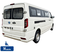 Mini-fourgonnette 14 places, mini-van pour passagers, mini-bus navette urbaine pour le transport aéroportuaire, hôtelier et touristique