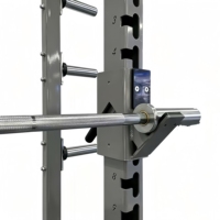 Rack de musculation professionnel robuste multifonctionnel pour squats, cage de gym pour entraînement de force (dos, épaules, poitrine)