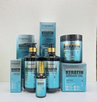 Set de Cuidado Capilar Profesional con Aceite de Argán y Queratina Hidratante de Marca Privada FOISONER, Tratamiento de Queratina