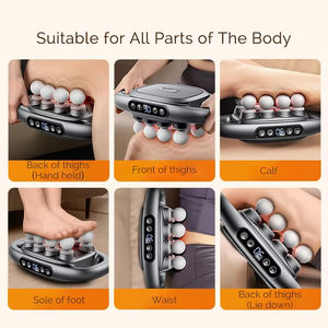 Pistola de masaje de tejido profundo con vibración corporal profesional eléctrica de alta calidad, el mejor presupuesto, pistola muscular de Fascia con 8 cabezales - Product Image 4