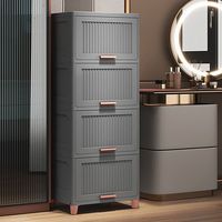 Boîte de rangement de bureau sans assemblage pour fournitures scolaires, cosmétiques, bureau, tiroir de classement A4 pour ordinateur