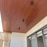 Panneau de plafond en aluminium à grain de bois MEIYU, dalle métallique linéaire, système de plafond suspendu commercial intérieur