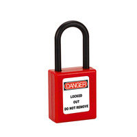 Cadenas de verrouillage de sécurité rouge à manille en nylon diélectrique (non conducteur)