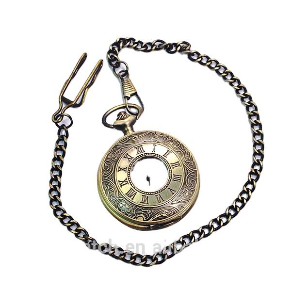 Roma Number Religion Quartz Pocket Watch Classic Cheap Pocket Watches