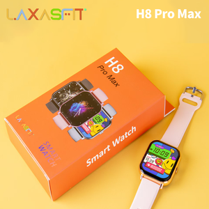 สมาร์ทวอทช์รุ่น H8 Pro Max สายรัดข้อมือแบบใหม่ กันน้ำ ใช้แอป Laxasfit ดูพยากรณ์อากาศ โทรออกได้ ชาร์จแม่เหล็ก - Product Image 6
