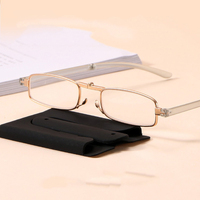 Vente en gros de lunettes de lecture classiques anti-lumière bleue pliables et élégantes avec étui, nouveau design, support portable pour téléphone portable