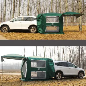 Hersteller Outdoor Camping Heck Link Zelt Set Fahrzeug zurück Markise Auto Heck Zelt SUV Seiten zelt