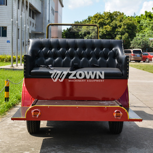 Golden Fittings Open Retro Electric Tour Vehicle For European Style Resort Group Sightseeing - Product Image 2