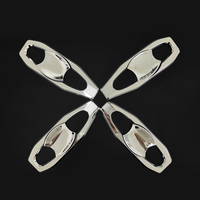 YCSUNZ 4PCS  Chrome  Kits d'inserts de poignées de porte pour Toyota Hilux Travo 2026 2015-2025  Accessoires