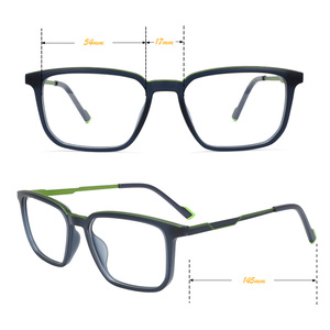 Gafas Ópticas de Diseño Coloridas de Acetato Mixto con Metal, Monturas Clásicas de Acetato de Celulosa Unisex, Nueva Moda 2026 - Product Image 3